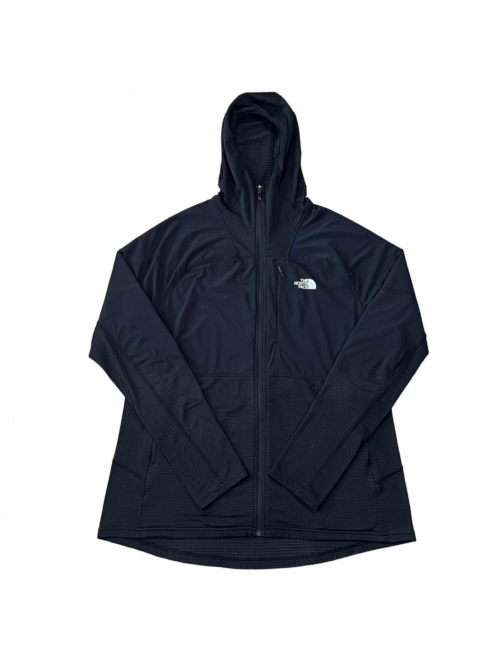 The North Face Womens Stormgap Power Grid Hooded Jacket Black Size XL